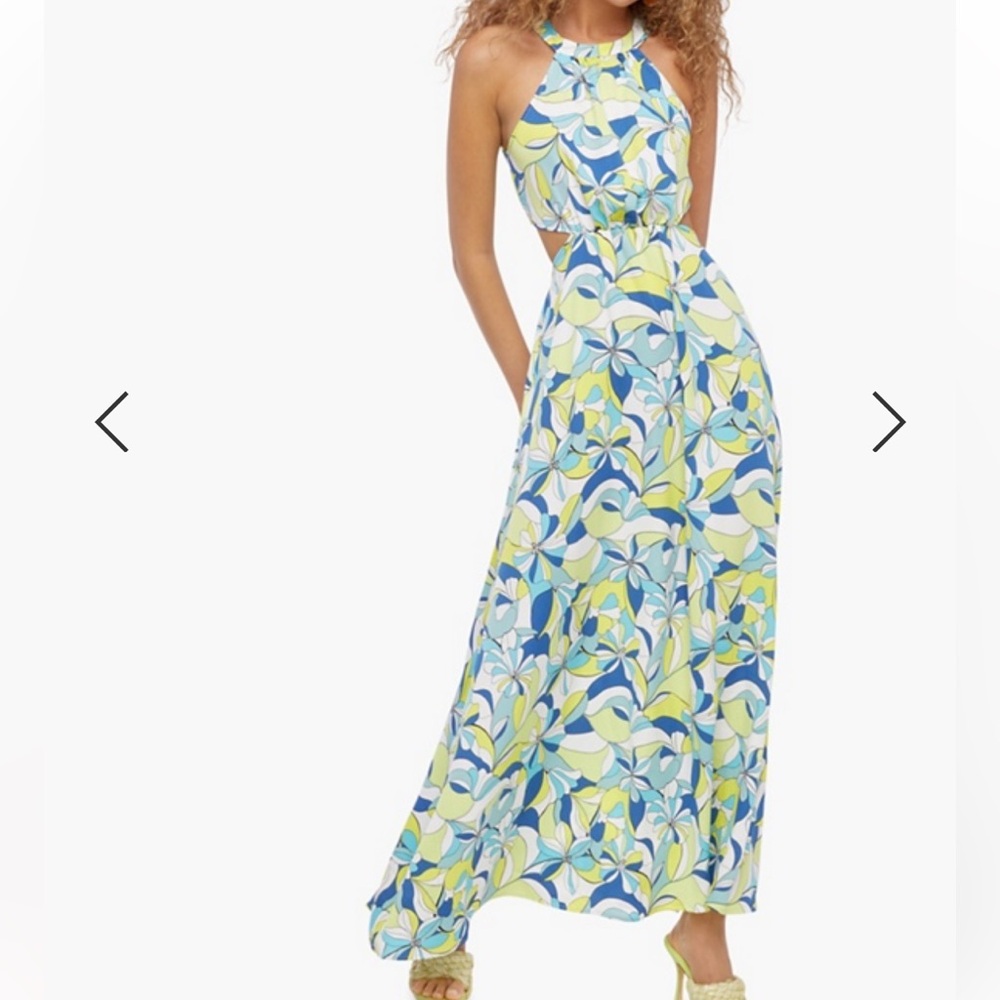 Emilio pucci inspired cut out maxi dress size M just worn once